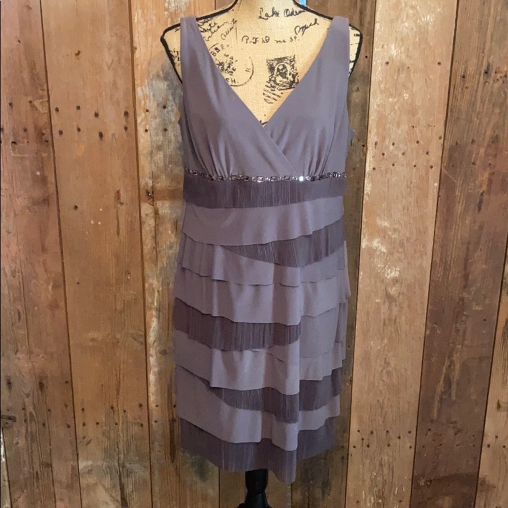 Gray Cocktail Dress